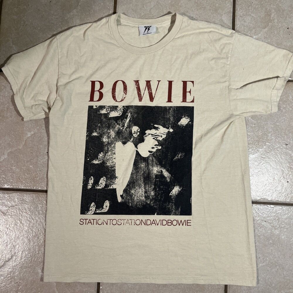 David Bowie Station to Station T-Shirt L Oversized